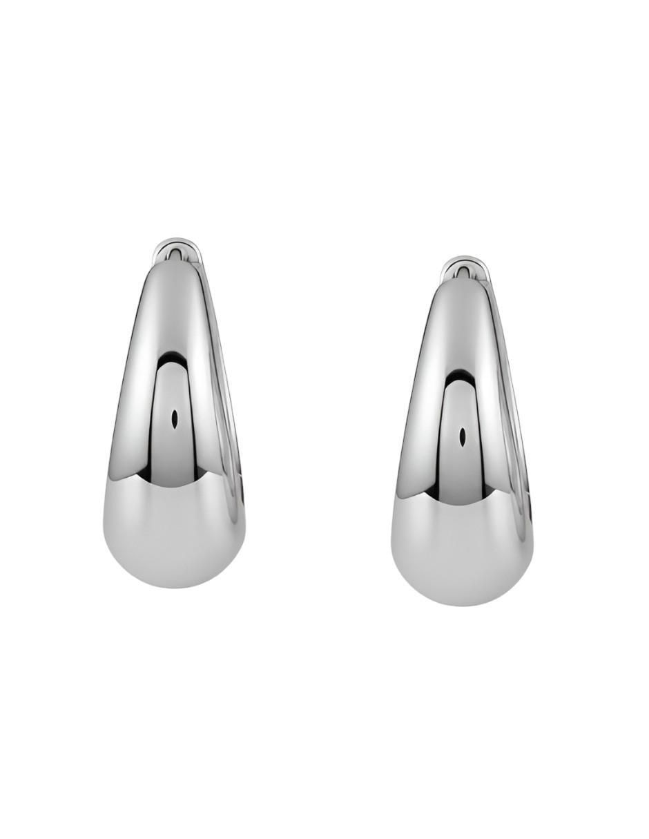 Aretes cortos con acabado pulido 2