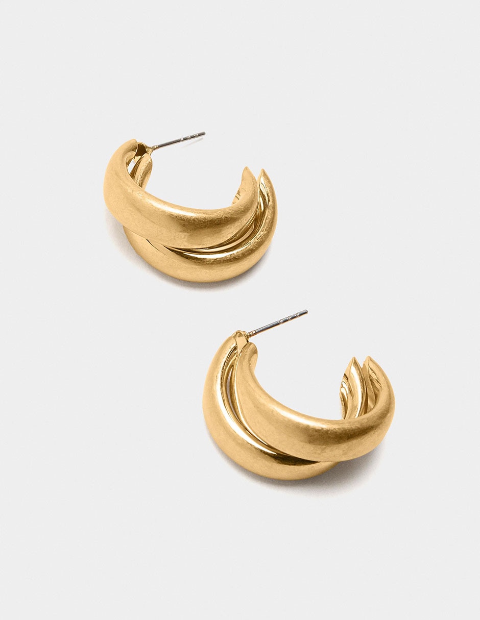 Aretes Golden Basics 2