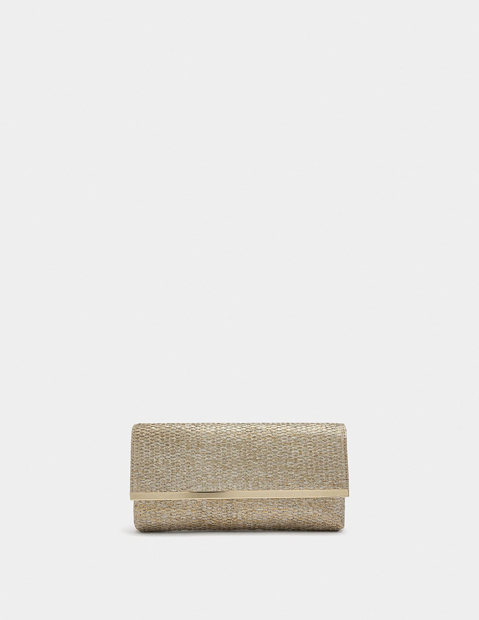 Bolsa clutch New Sandstraw para mujer