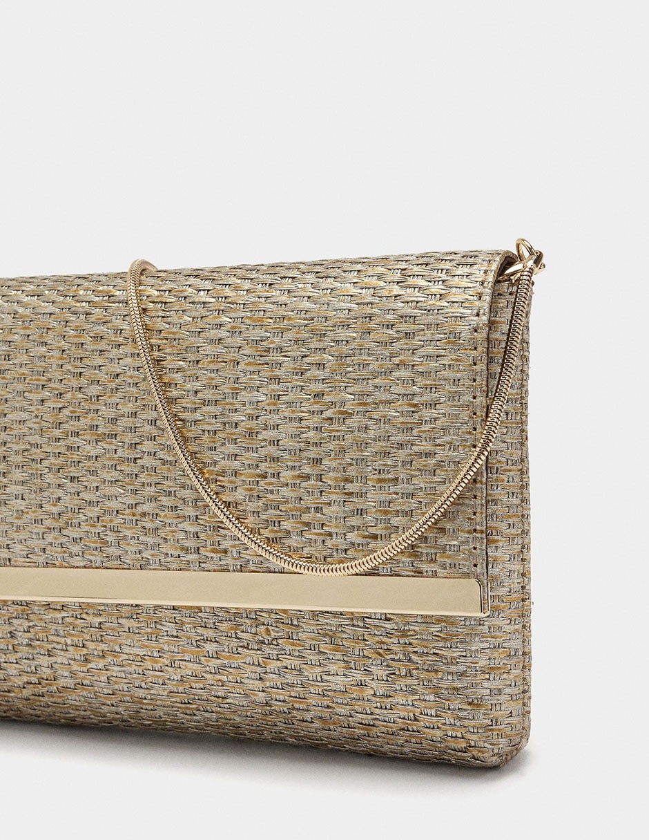Bolsa clutch New Sandstraw para mujer 2
