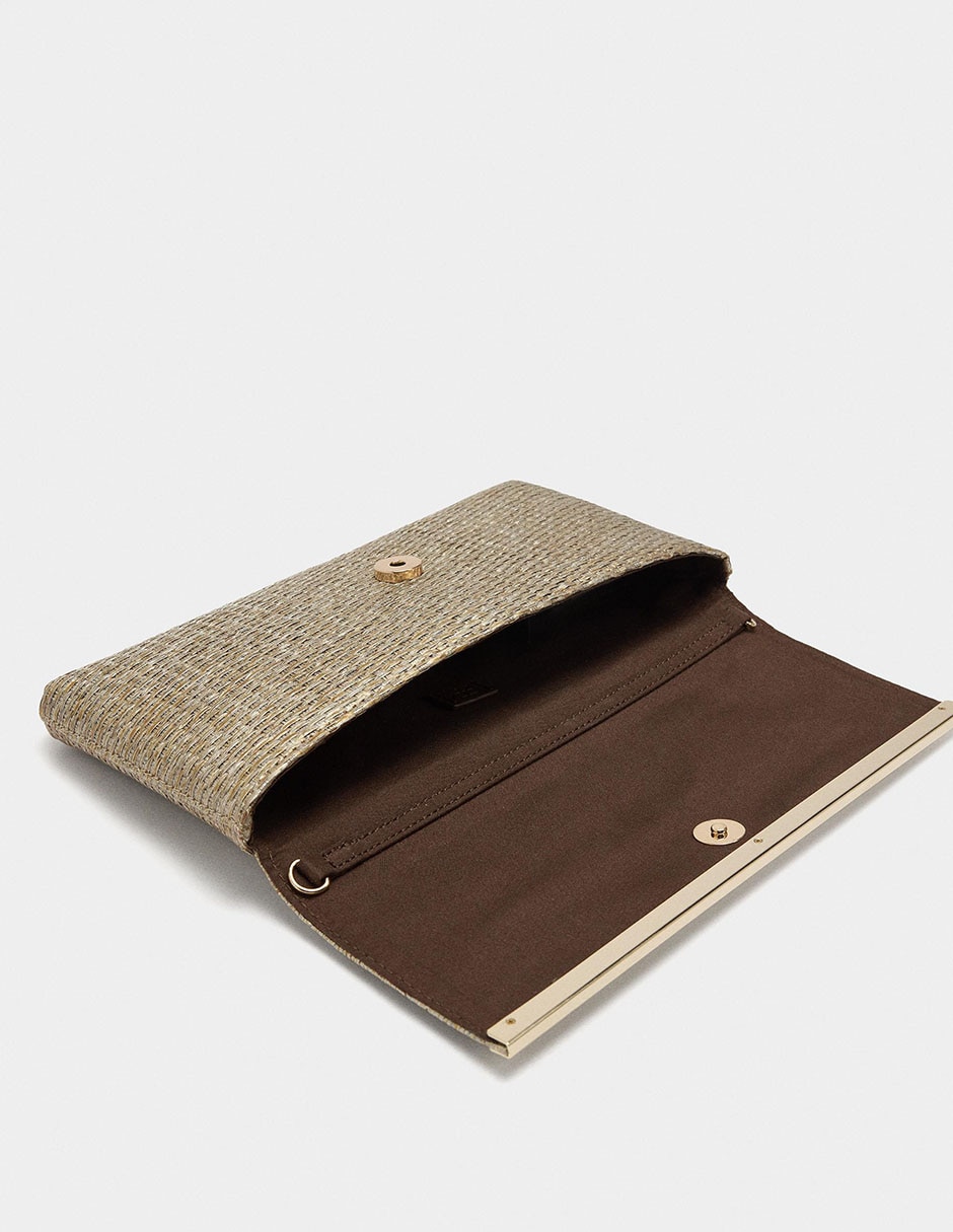 Bolsa clutch New Sandstraw para mujer 4