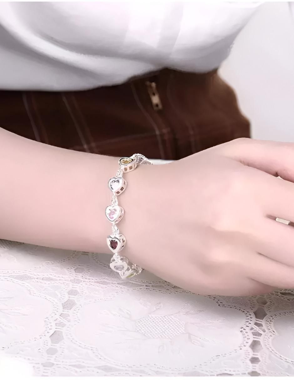 Pulsera con cristal con acabado brillante 2