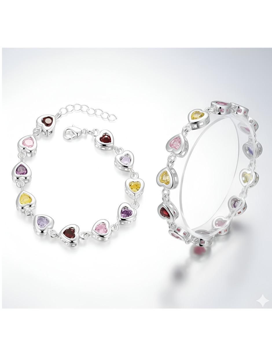 Pulsera con cristal con acabado brillante 3