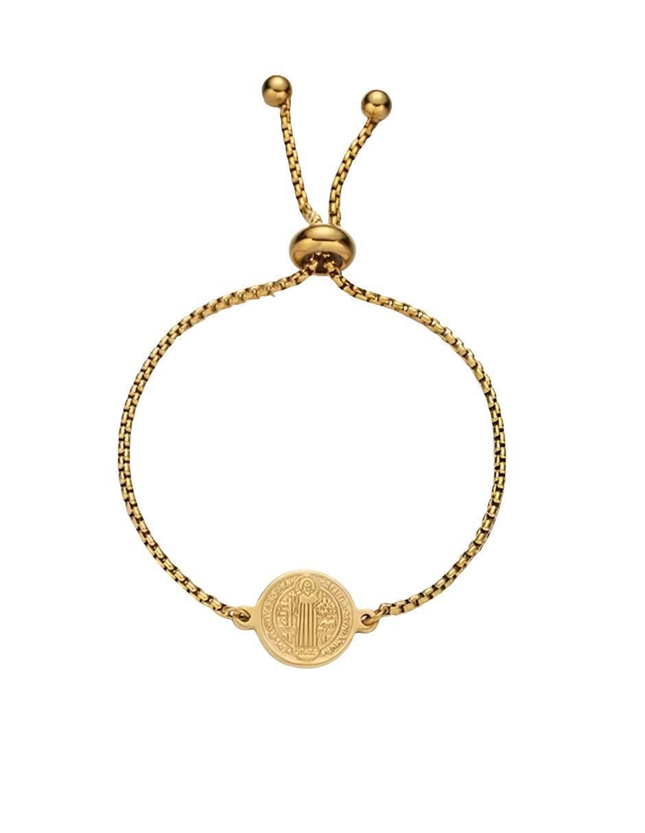 Pulsera con acabado chapa de oro 14 K