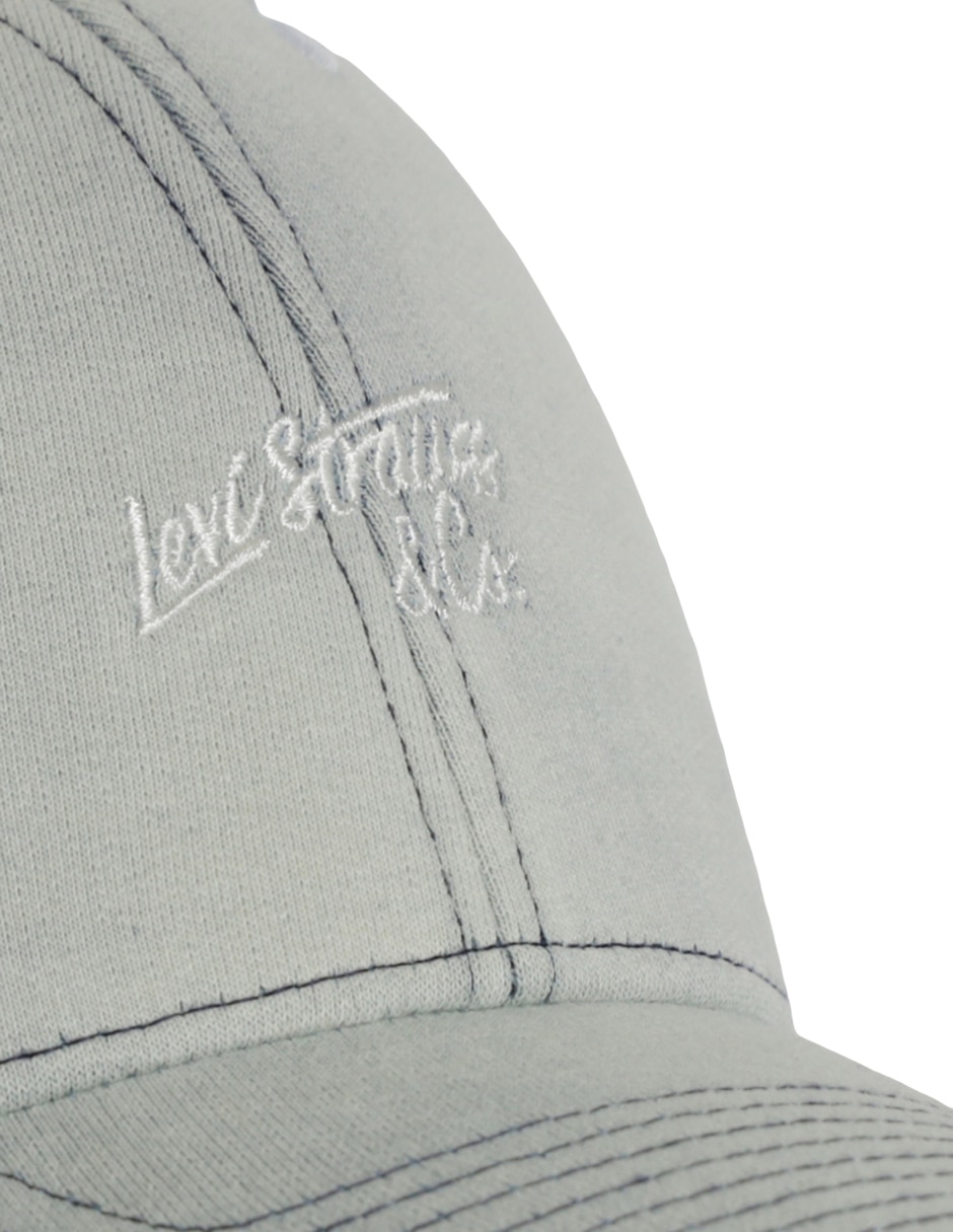 Gorra visera curva correa ajustable casual para mujer 4