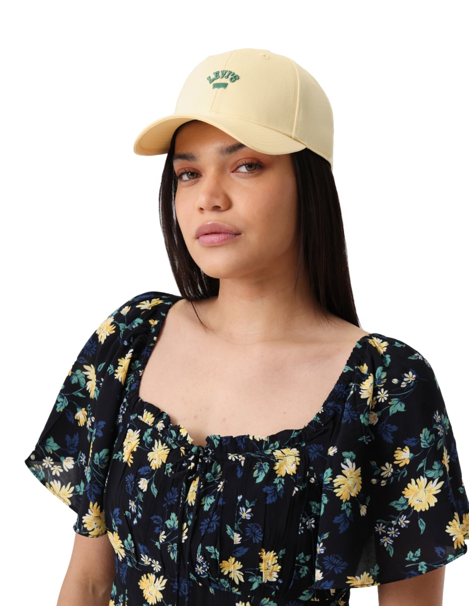 Gorra visera curva correa ajustable casual para mujer 9