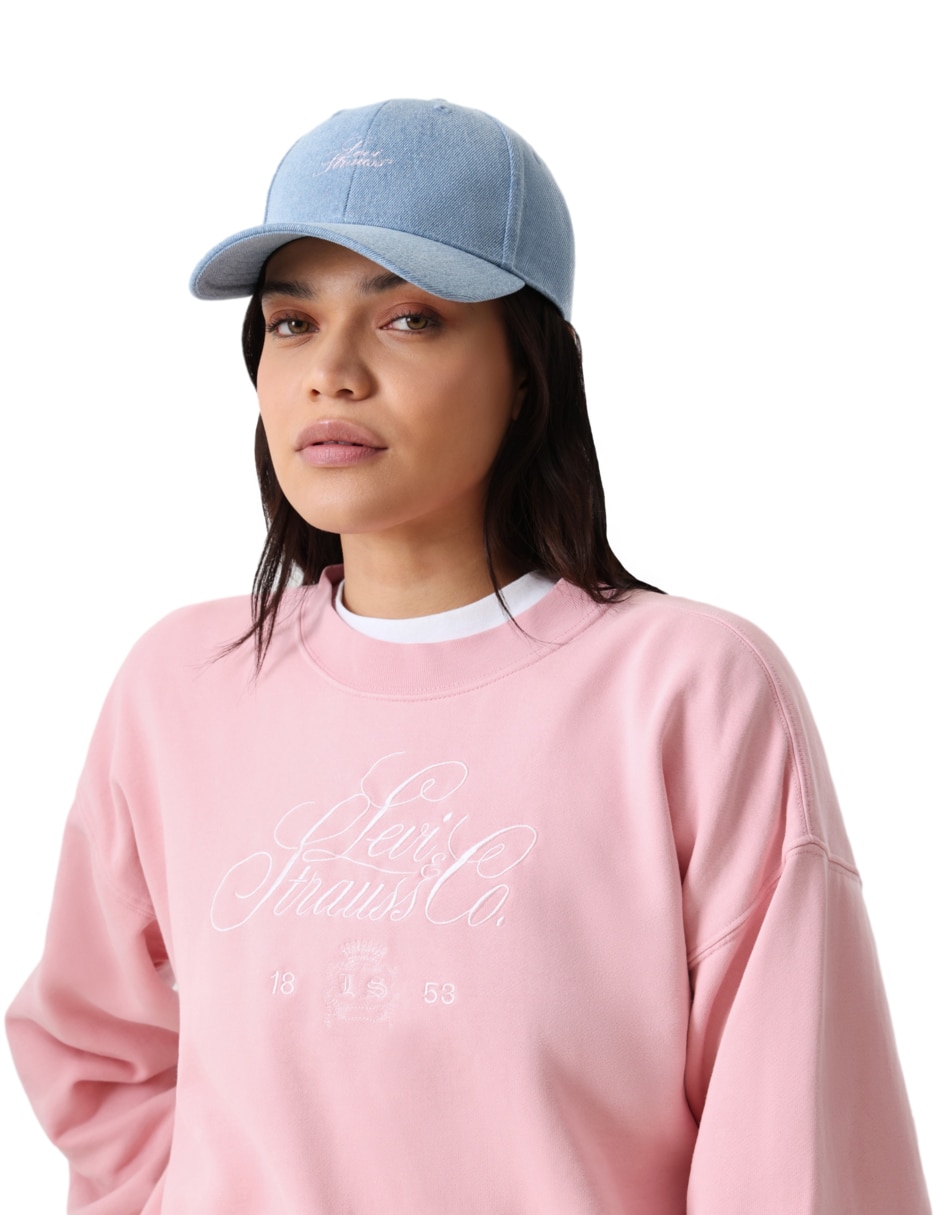 Gorra visera curva correa ajustable casual para mujer 8