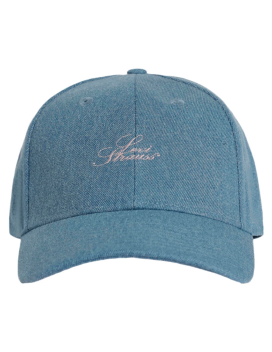 Gorra visera curva correa ajustable casual para mujer