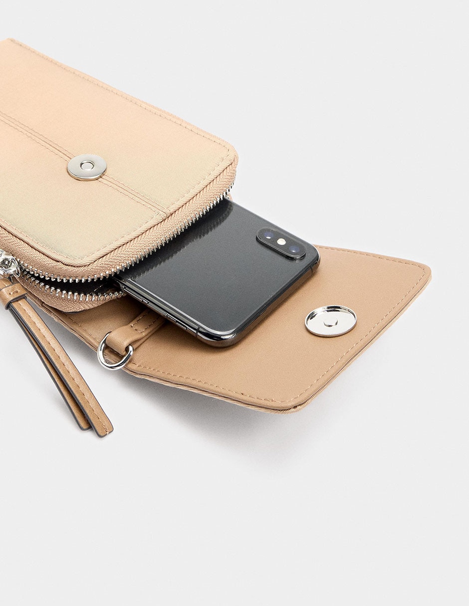 BOLSO P/CELULAR PARFO, SIN TAMAÑO, BEIGE