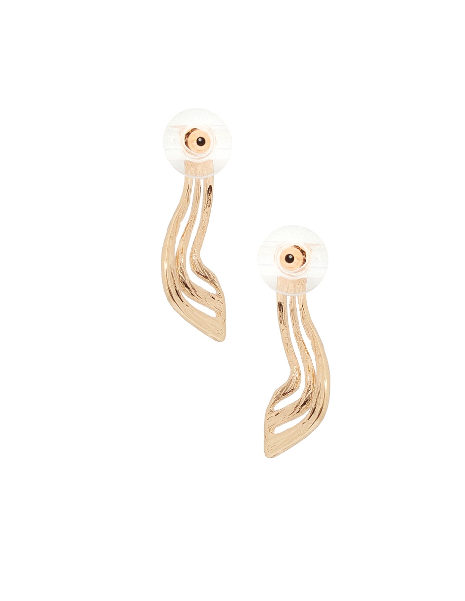 Aretes cortos con acabado lustre 4