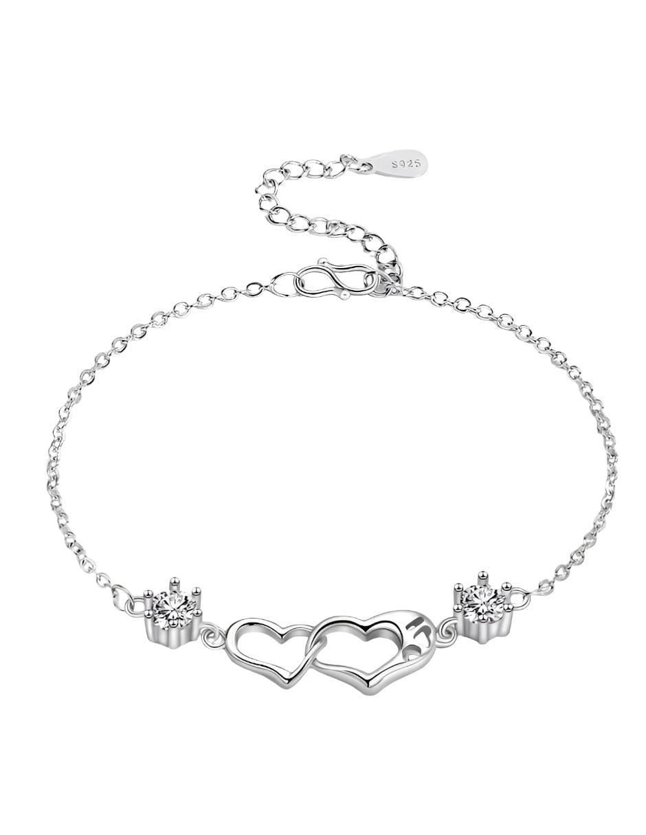 Pulsera de plata P 925 con acabado brillante Pulsera de plata P 925 con acabado brillante