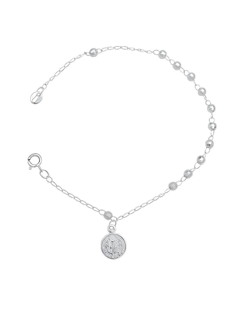 Pulsera de plata P 925 con acabado brillante Pulsera de plata P 925 con acabado brillante