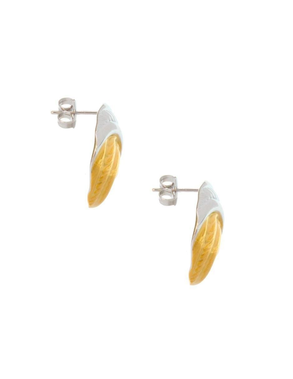 Aretes de círculo con acabado brillante 3
