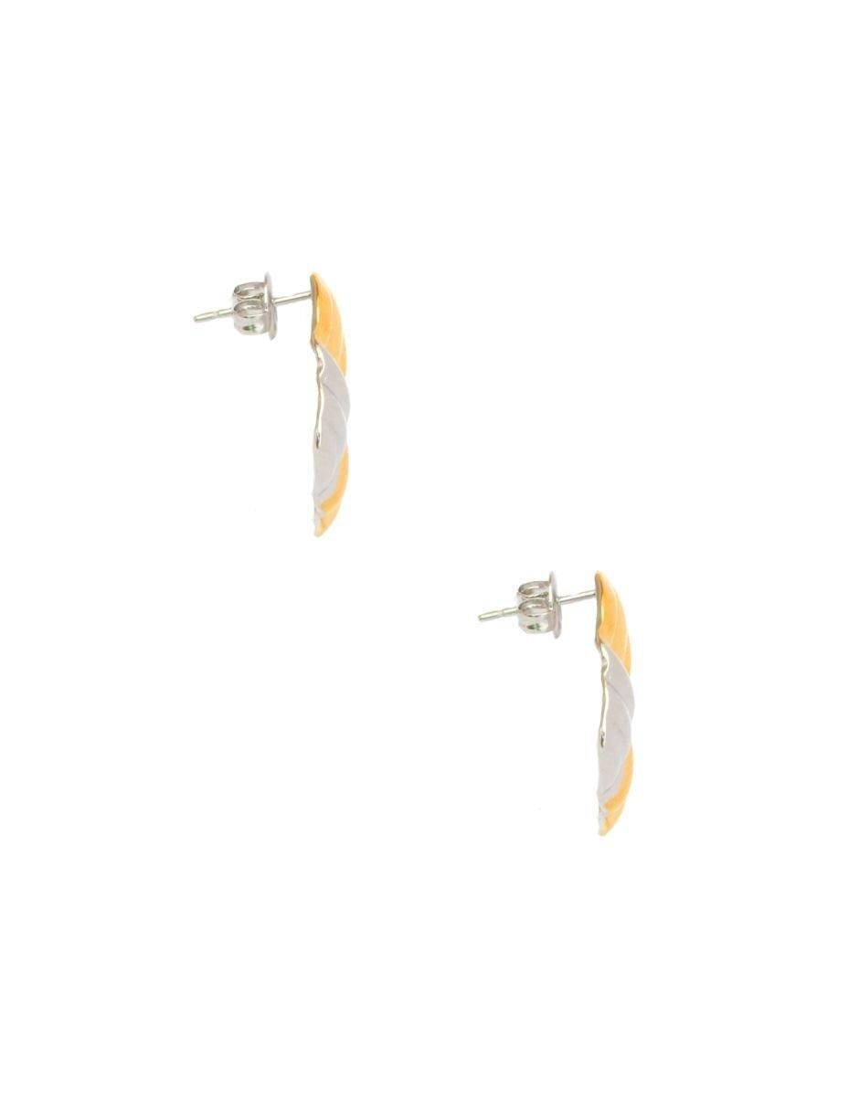 Aretes de rombo con acabado brillante 3