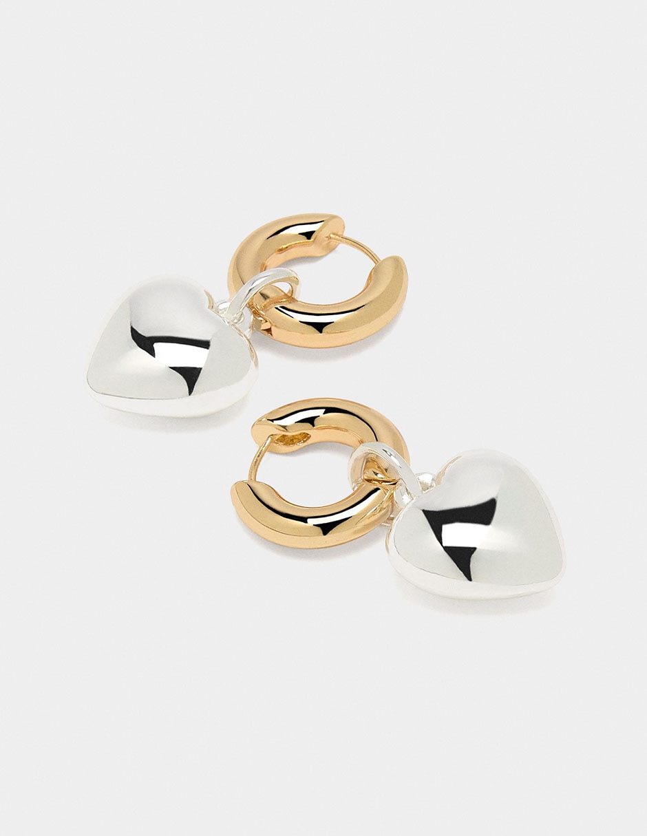 Aretes cortos Silver Not So Basic 2