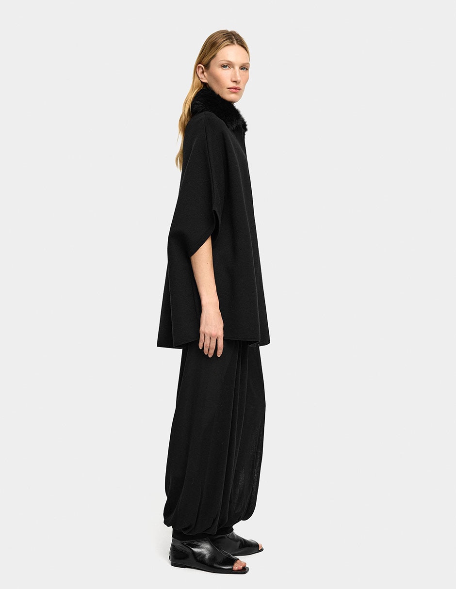 PONCHO PARFOIS 242532_BKU POLIU, NEGRO