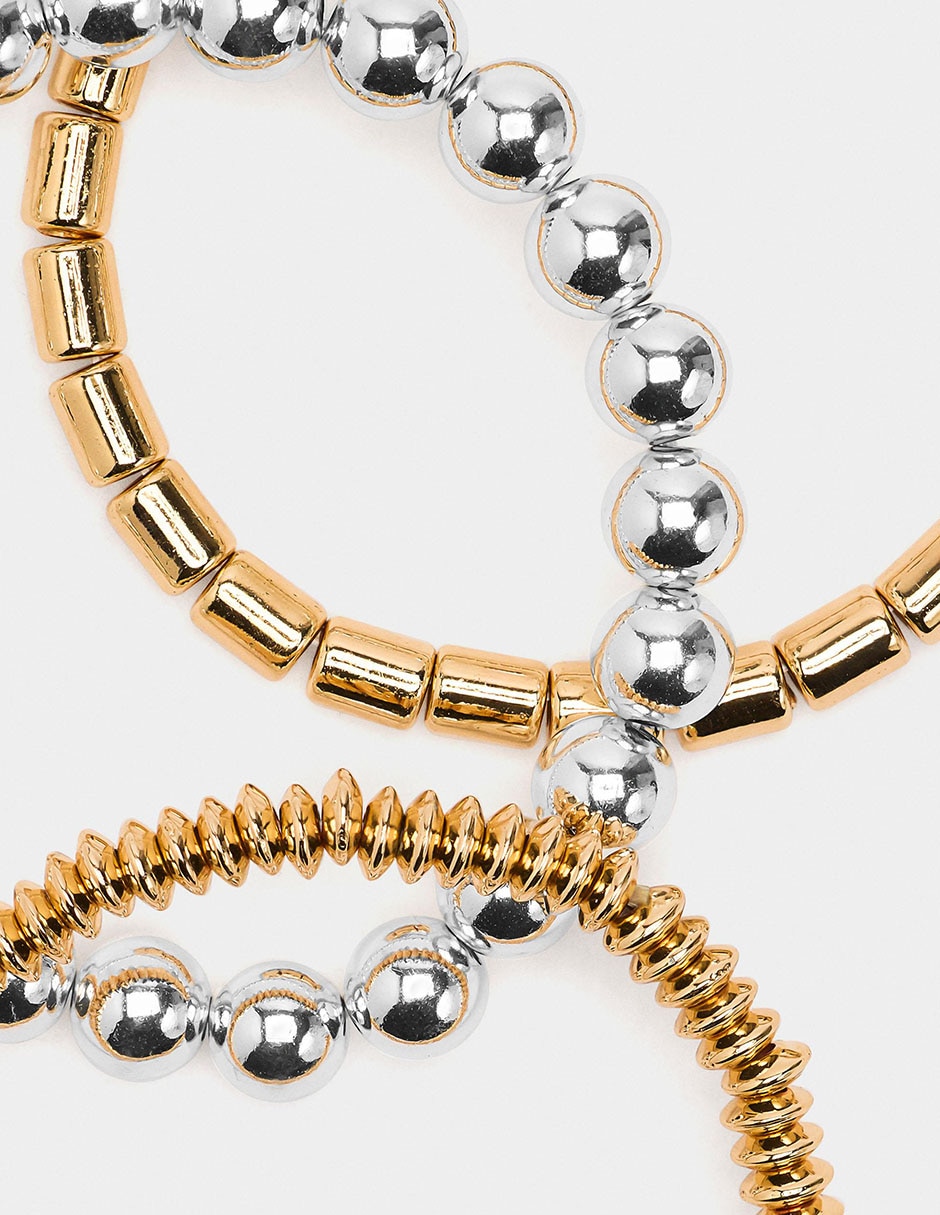 Set Pulsera acabado pulido 2