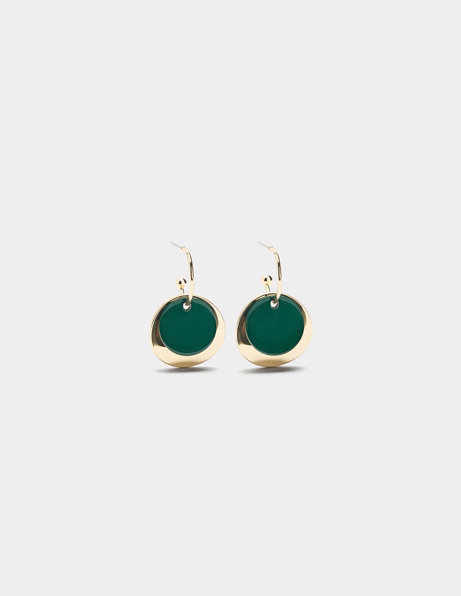 Aretes cortos redondos Funky Harmony