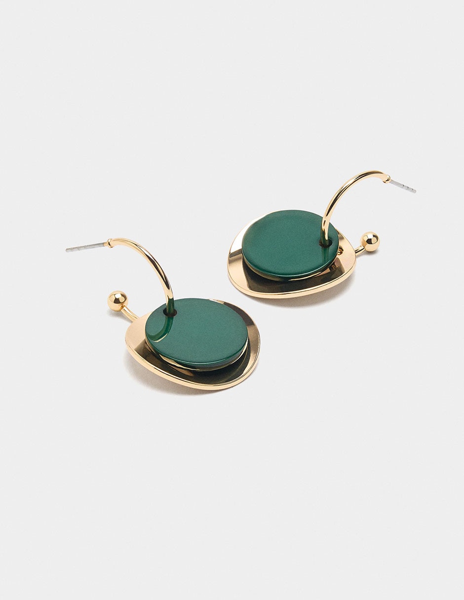 Aretes cortos redondos Funky Harmony 2