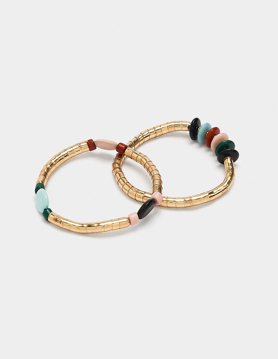 Set pulsera acabado birllante 2