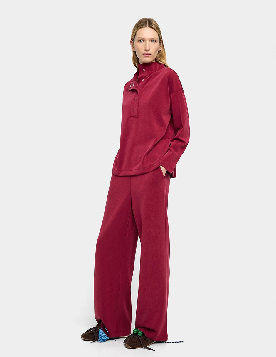 Pantalón relaxed straight para mujer 2