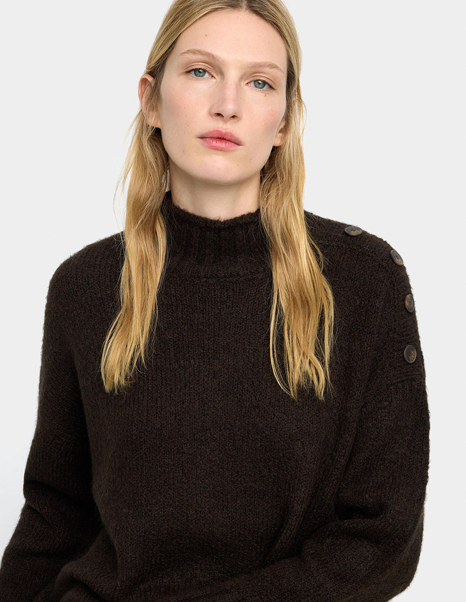 Suéter cuello alto para mujer 2