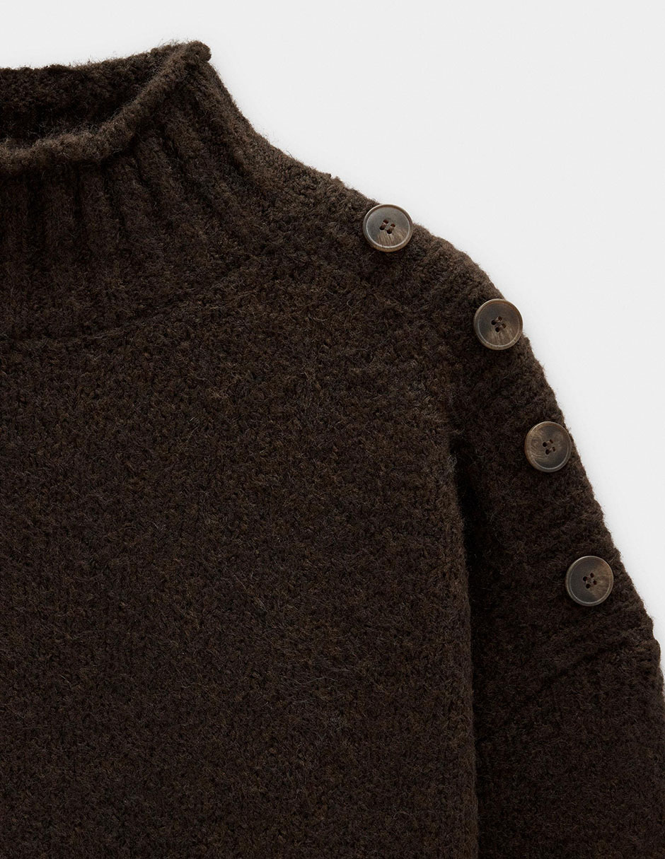 Suéter cuello alto para mujer 6