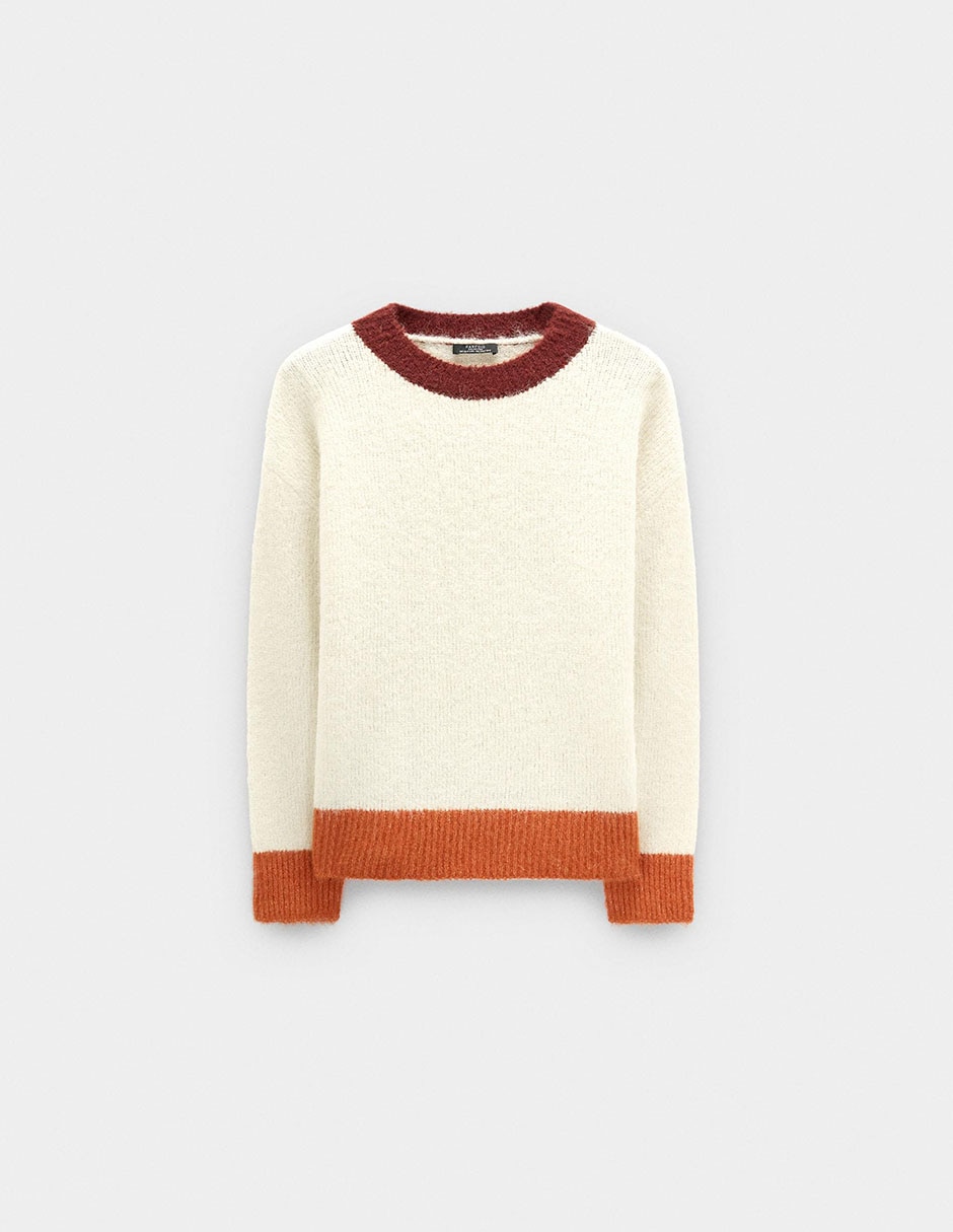 Suéter cuello redondo para mujer 5