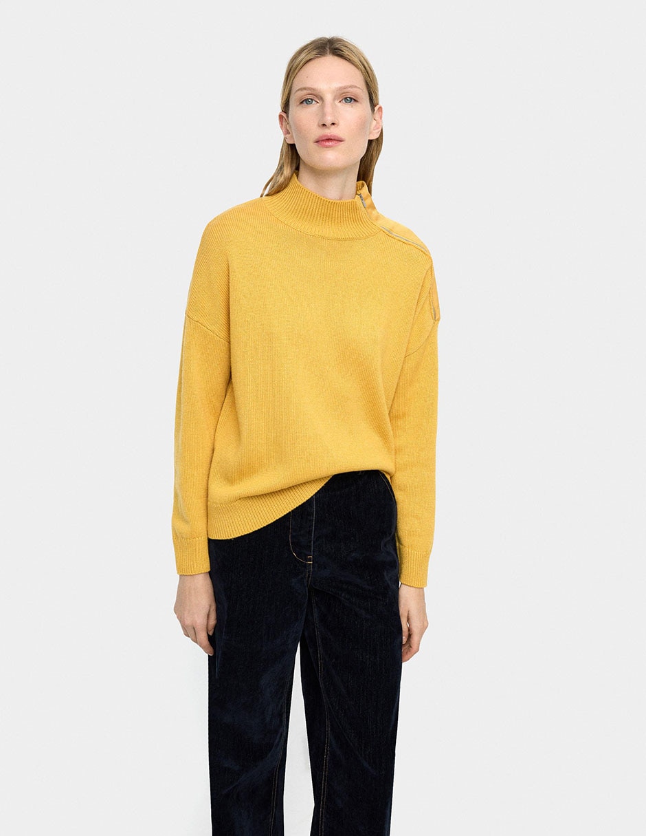 Suéter cuello alto para mujer