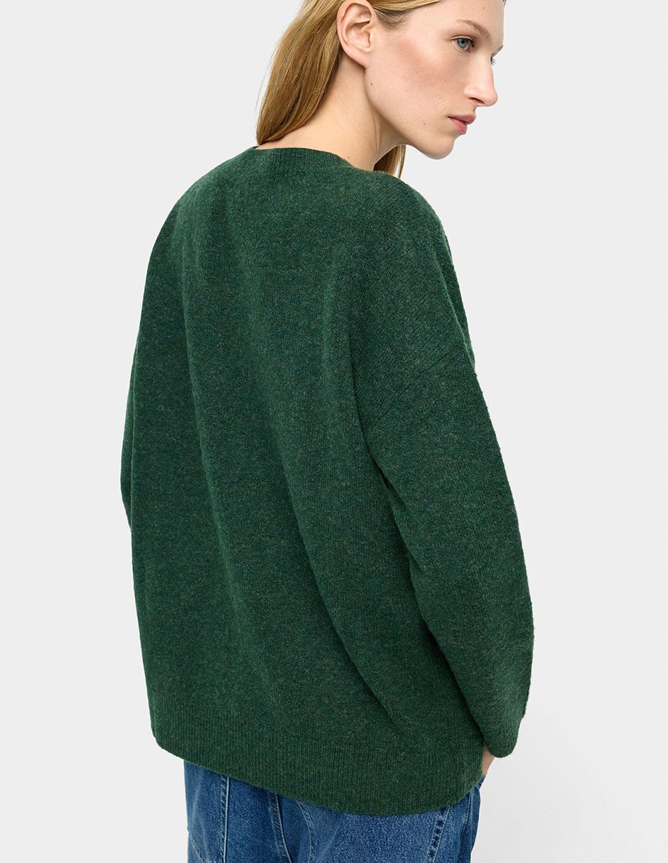 Suéter cuello V para mujer 5