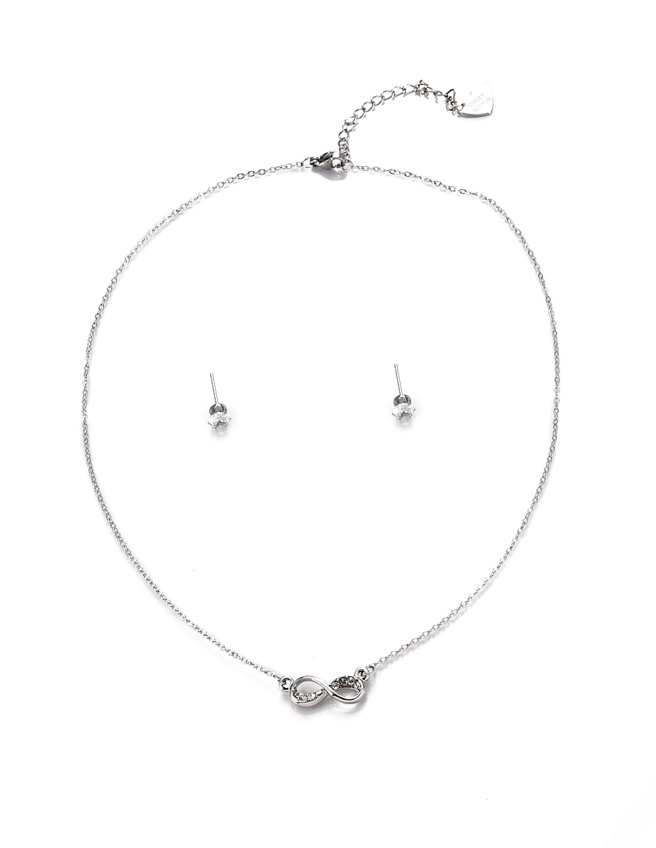 Aretes y collar Cristal 5