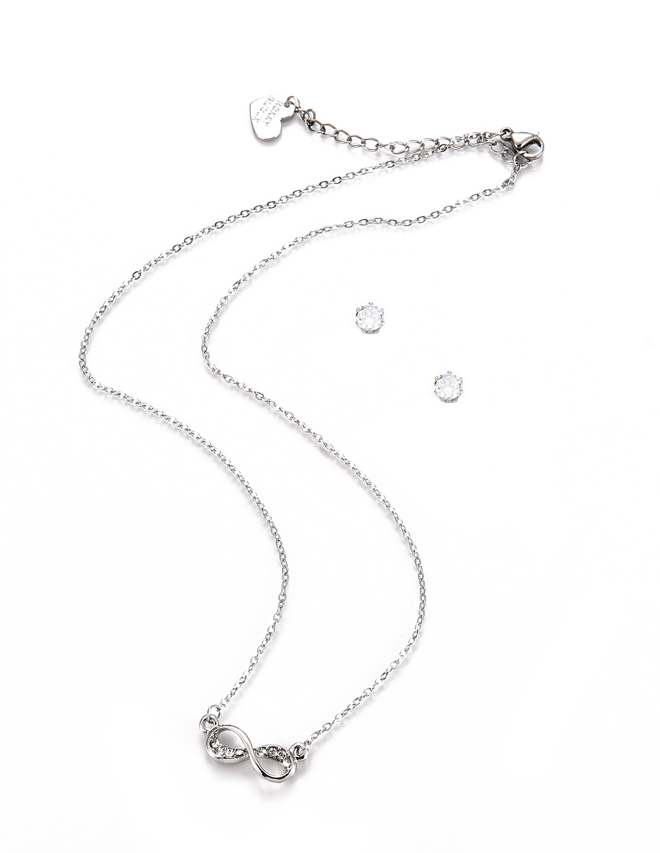 Aretes y collar Cristal 7