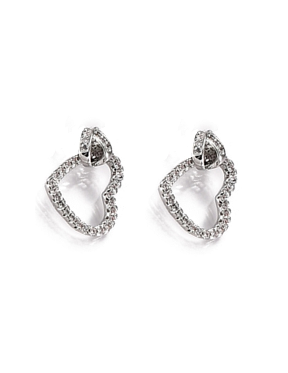 Aretes y collar de Forma de Corazón Zirconia 3