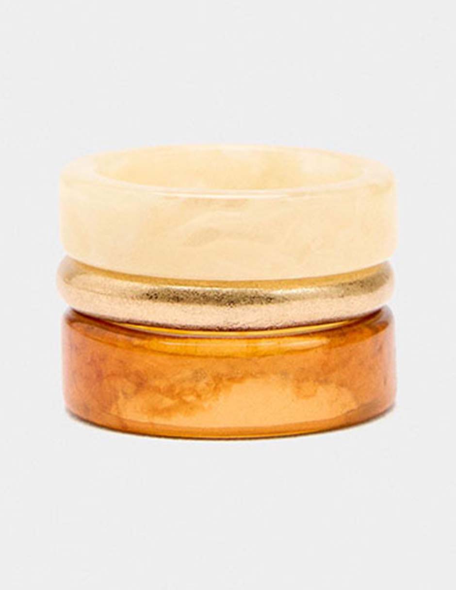 Set anillo Golden Basics Extra brillante
