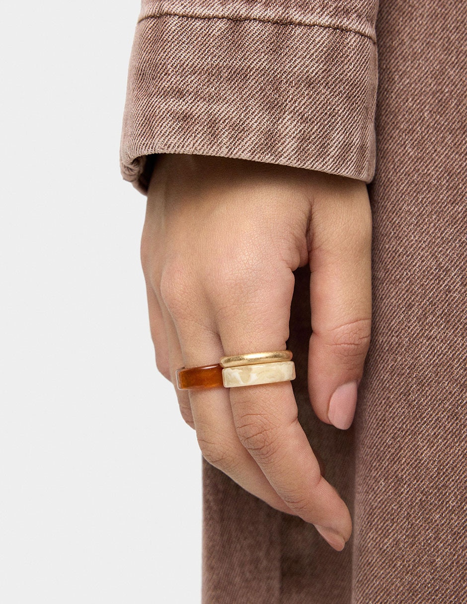 Set anillo Golden Basics Extra brillante 2