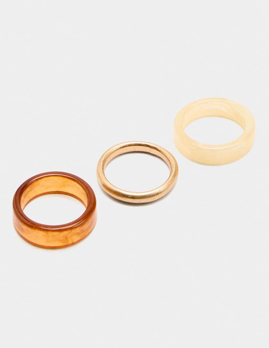 Set anillo Golden Basics Extra brillante 4