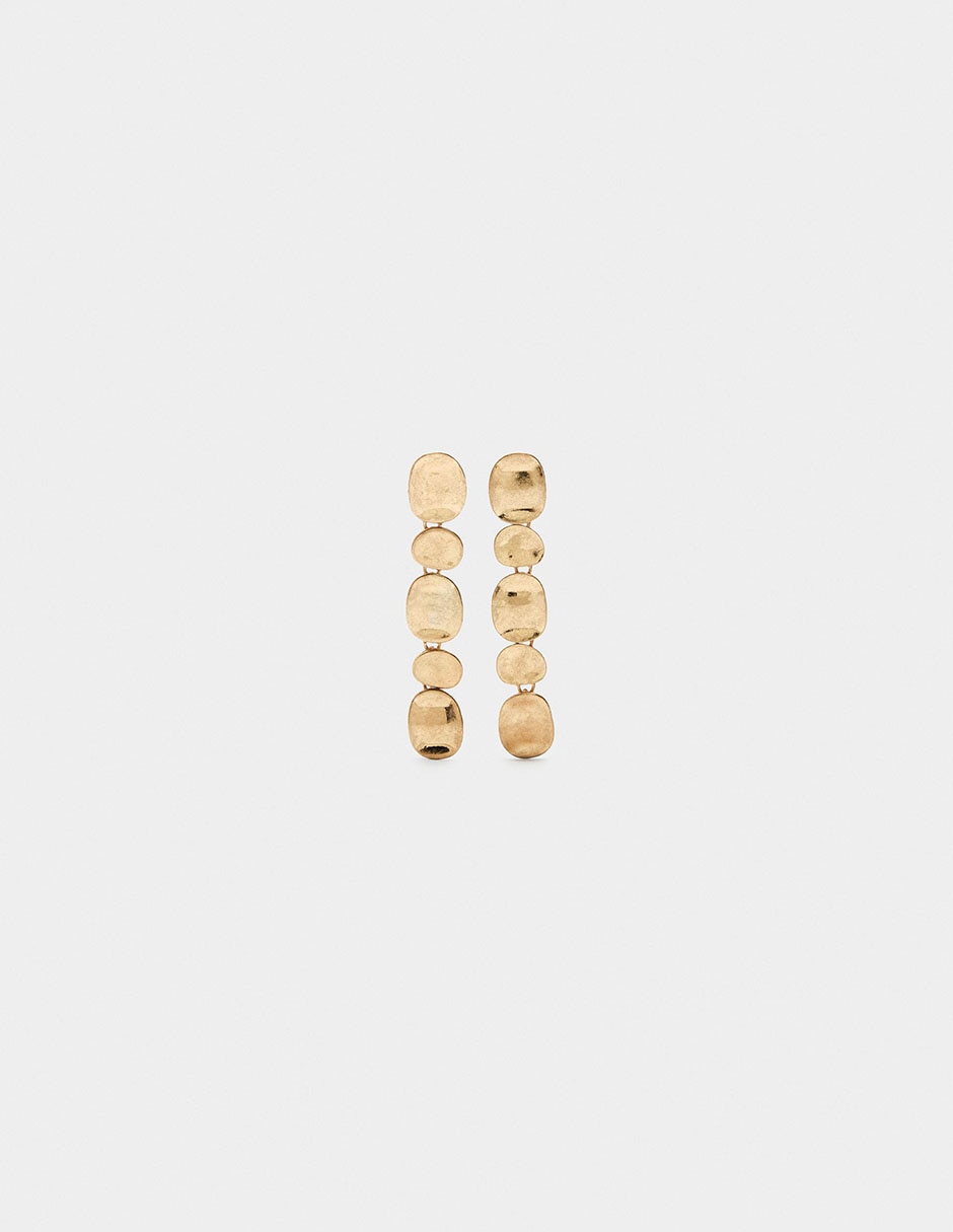 Aretes cortos Golden Basics