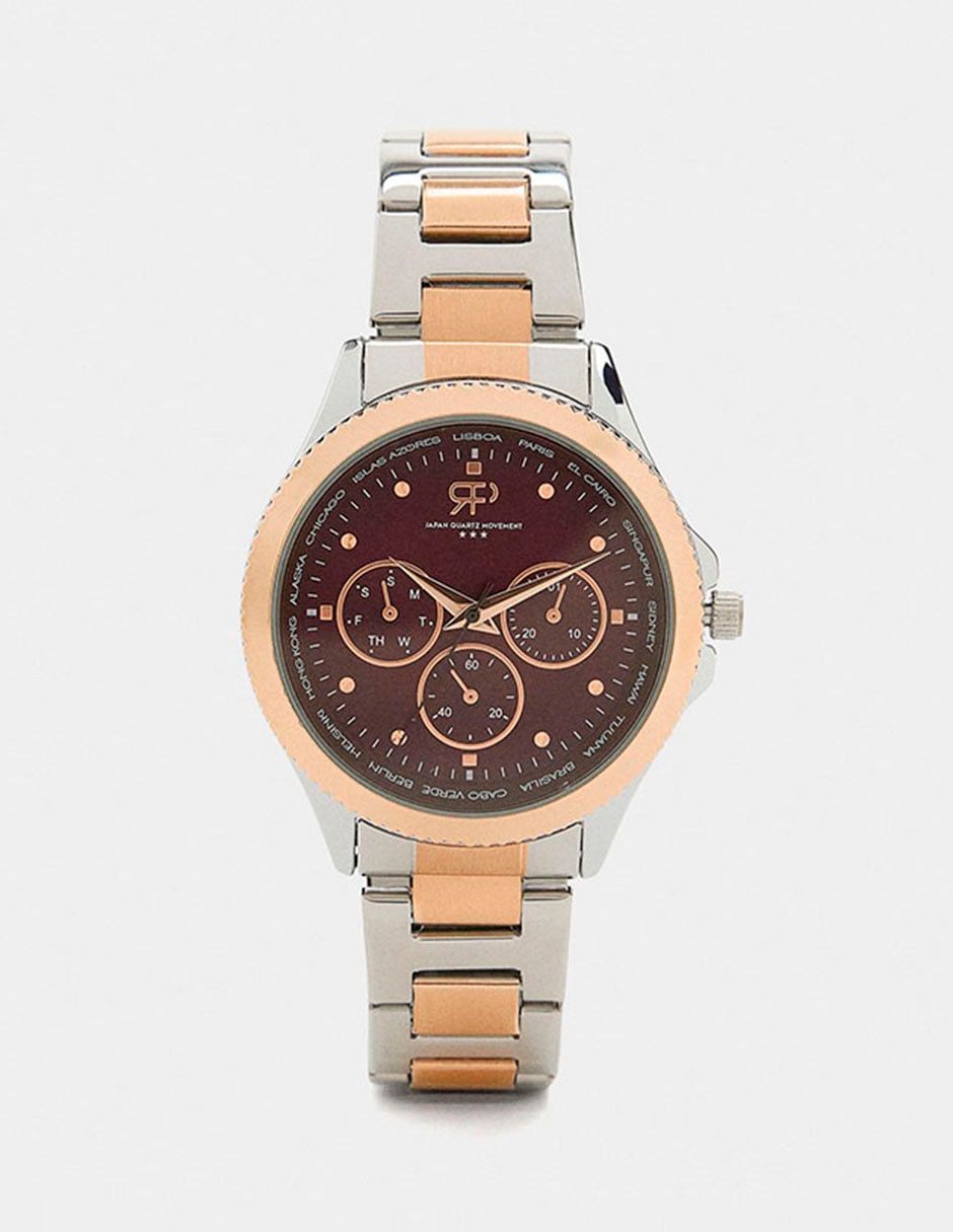Reloj Rose Gold Tray para mujer 243856