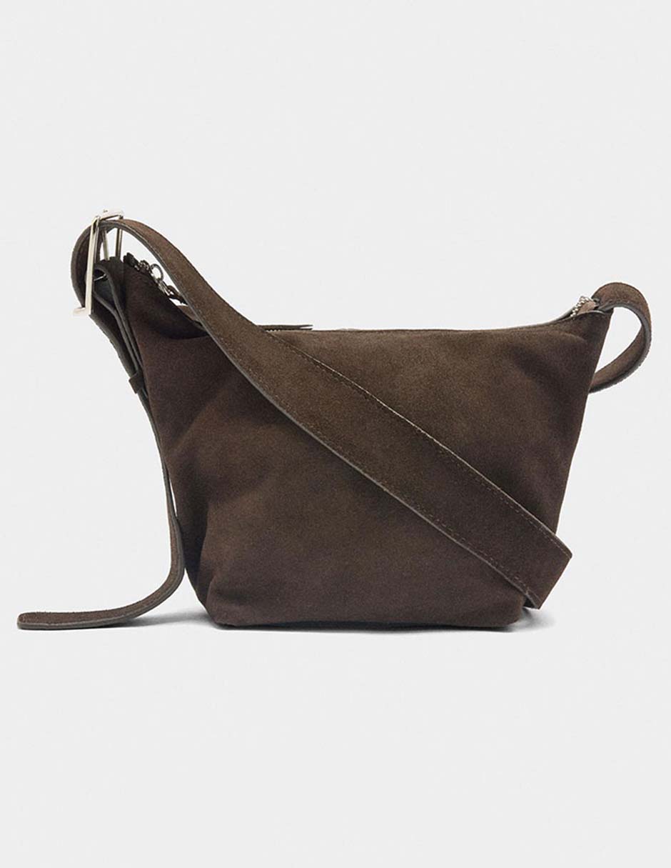 Bolsa crossbody Cora de cuero para mujer