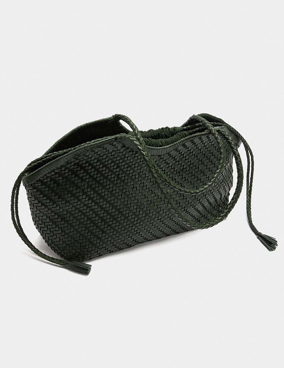 Bolsa shopper de cuero para mujer 5