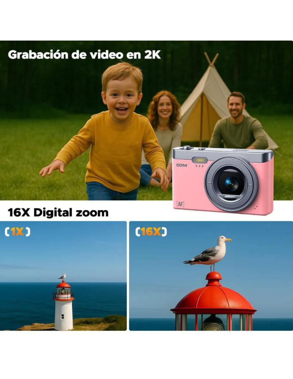 Cámara digital 50 megapíxeles 5