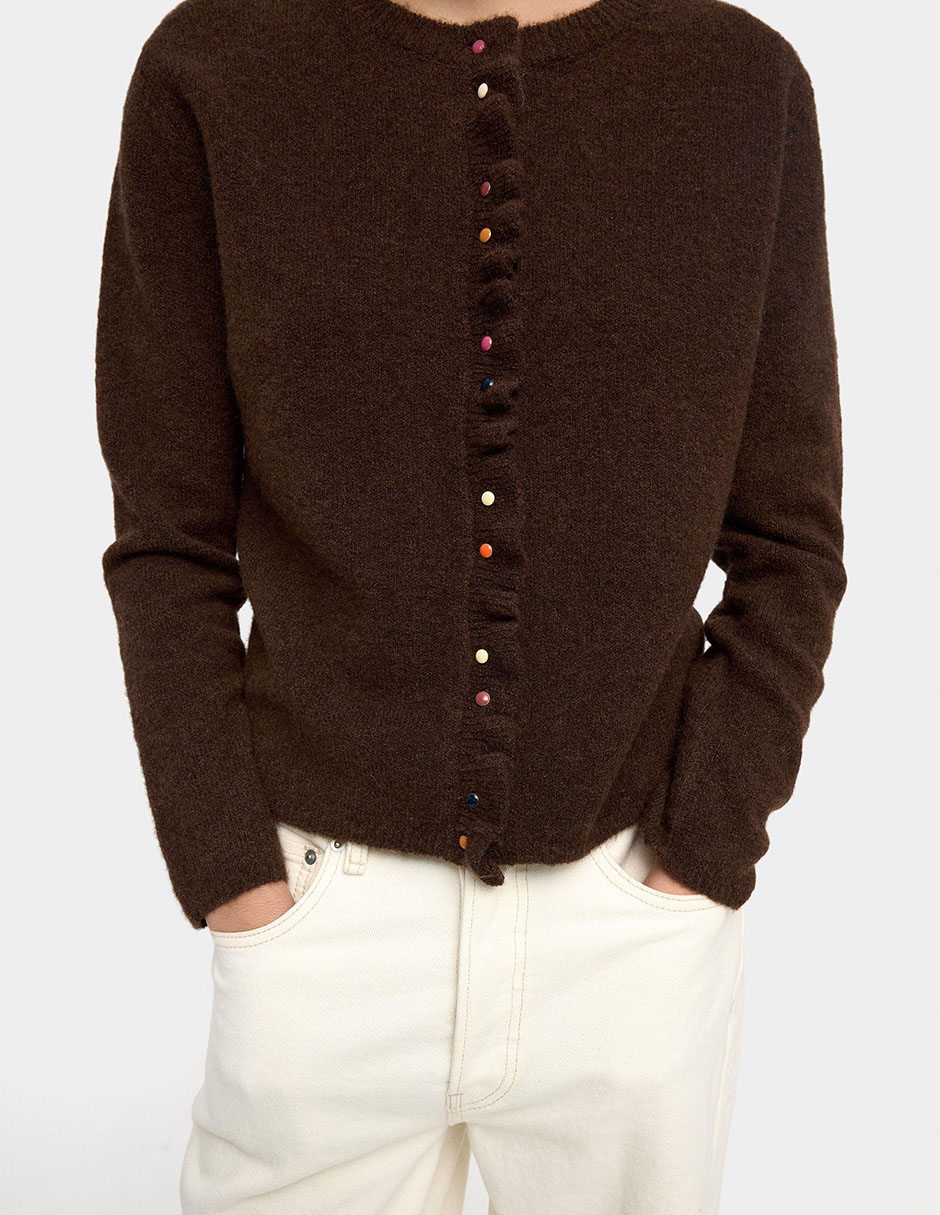 Suéter cuello redondo para mujer 2