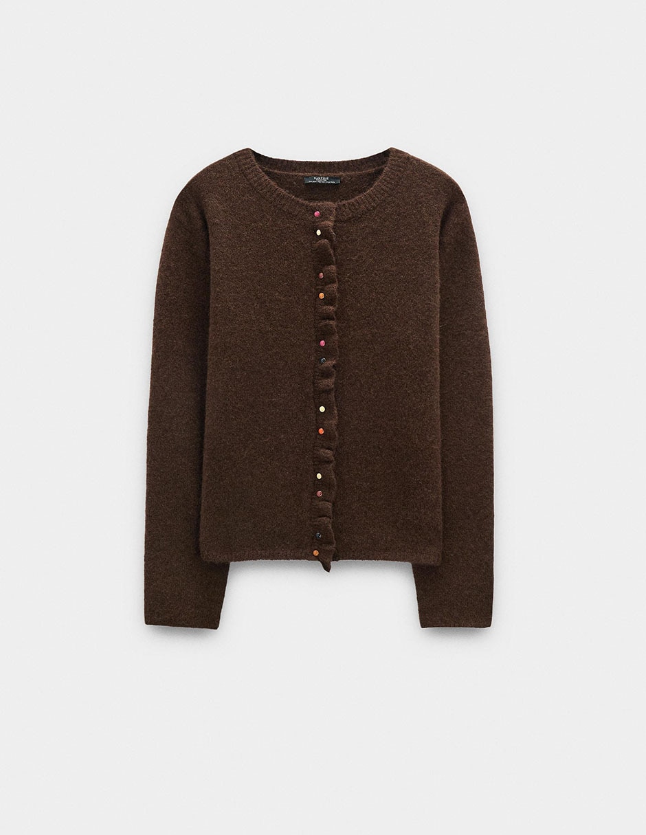 Suéter cuello redondo para mujer 5