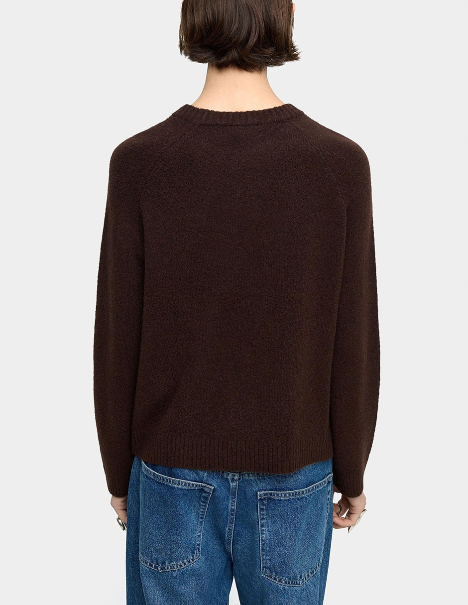 Suéter cuello redondo para mujer 2