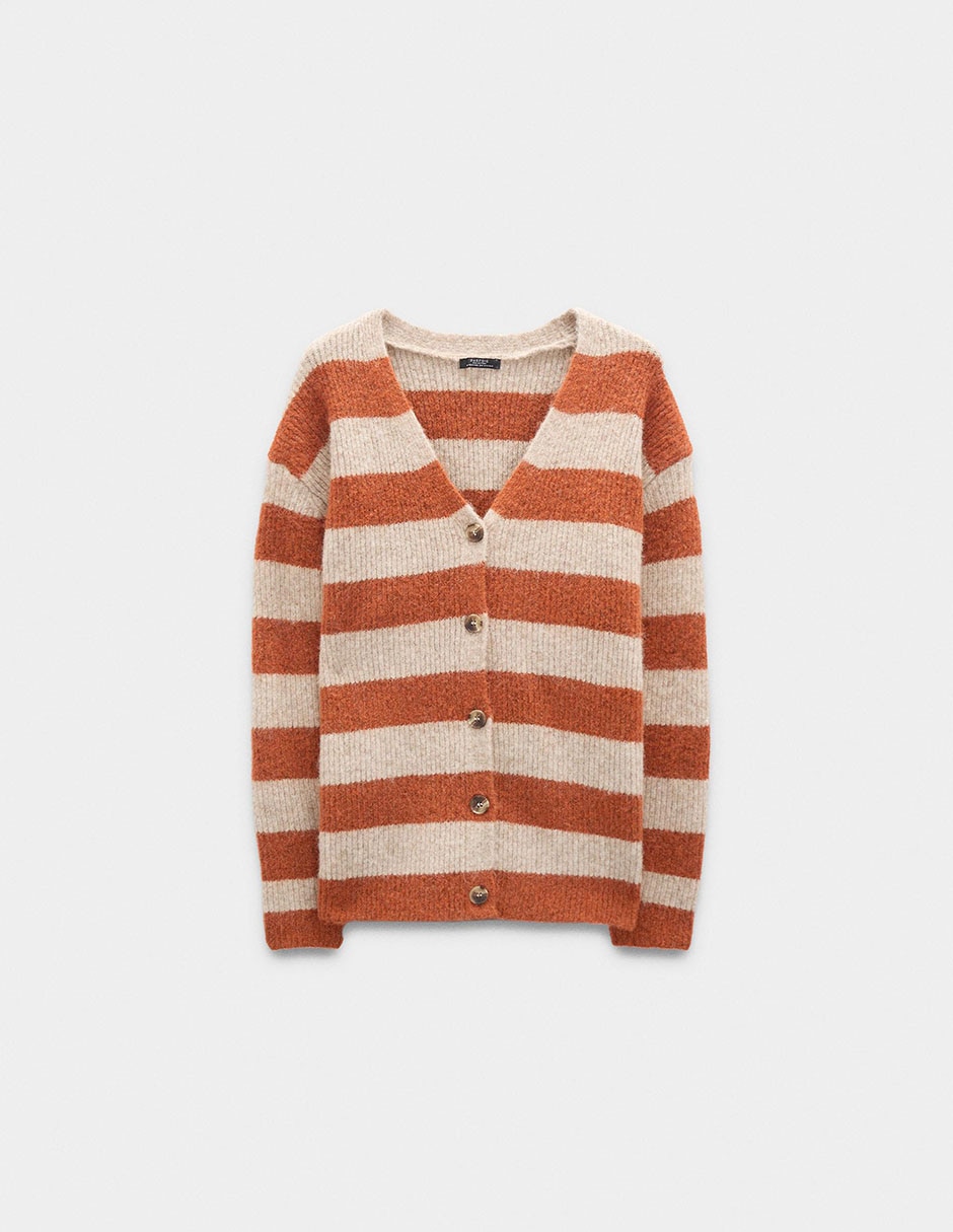 CÁRDIGAN PARFOIS 242107,M/G,NARANJA