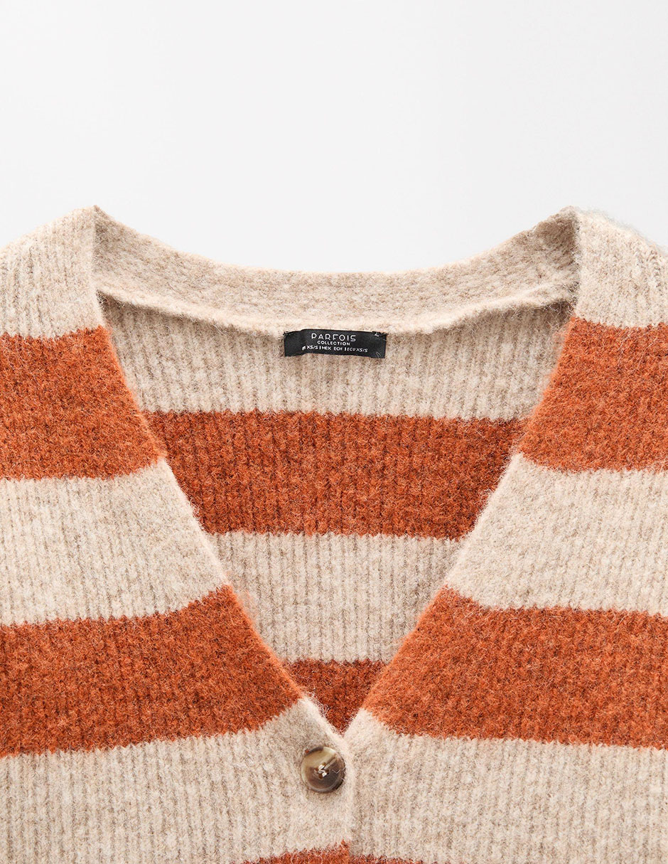 CÁRDIGAN PARFOIS 242107,M/G,NARANJA