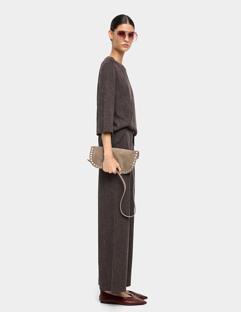 Suéter cuello redondo para mujer 4