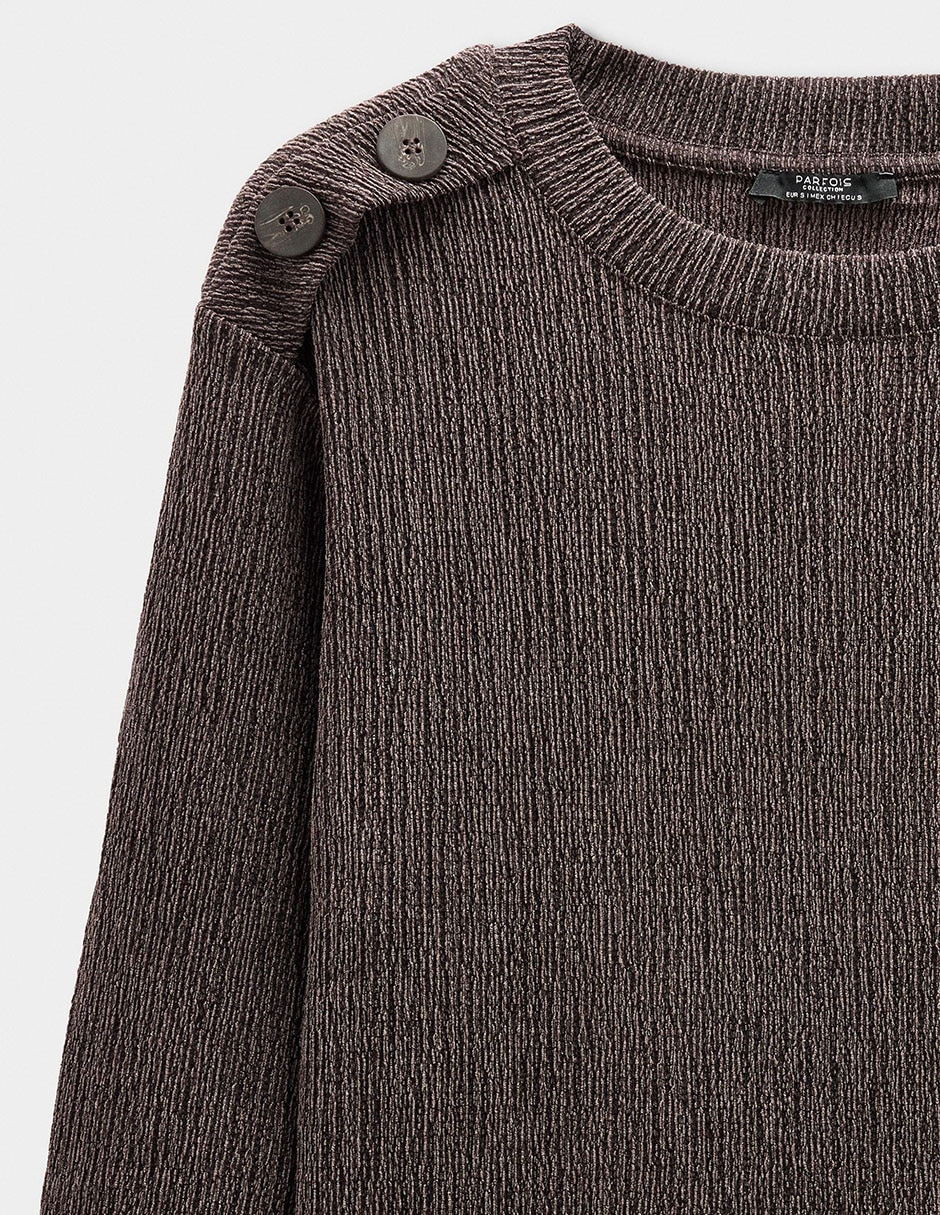 Suéter cuello redondo para mujer 6