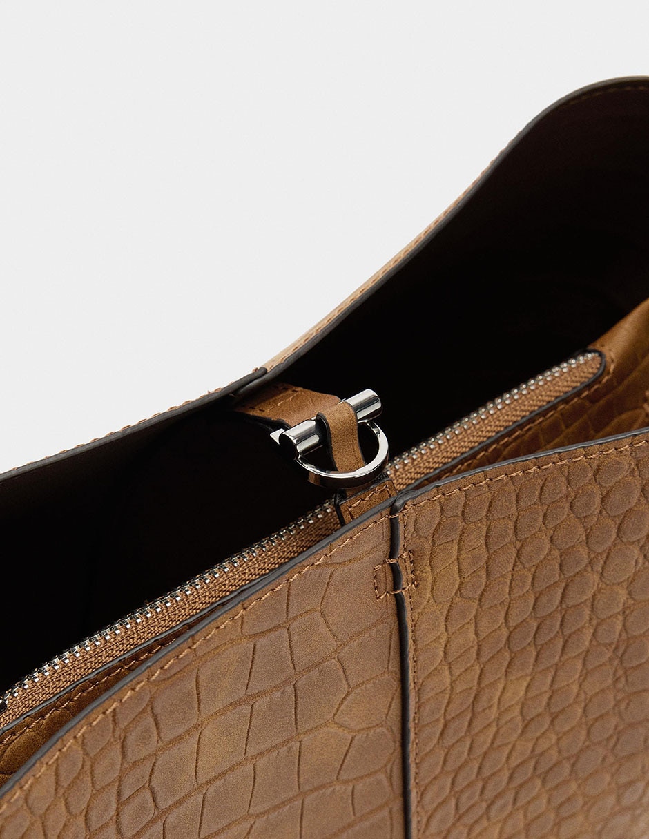 Bolsa shoulder Croco1M para mujer 5