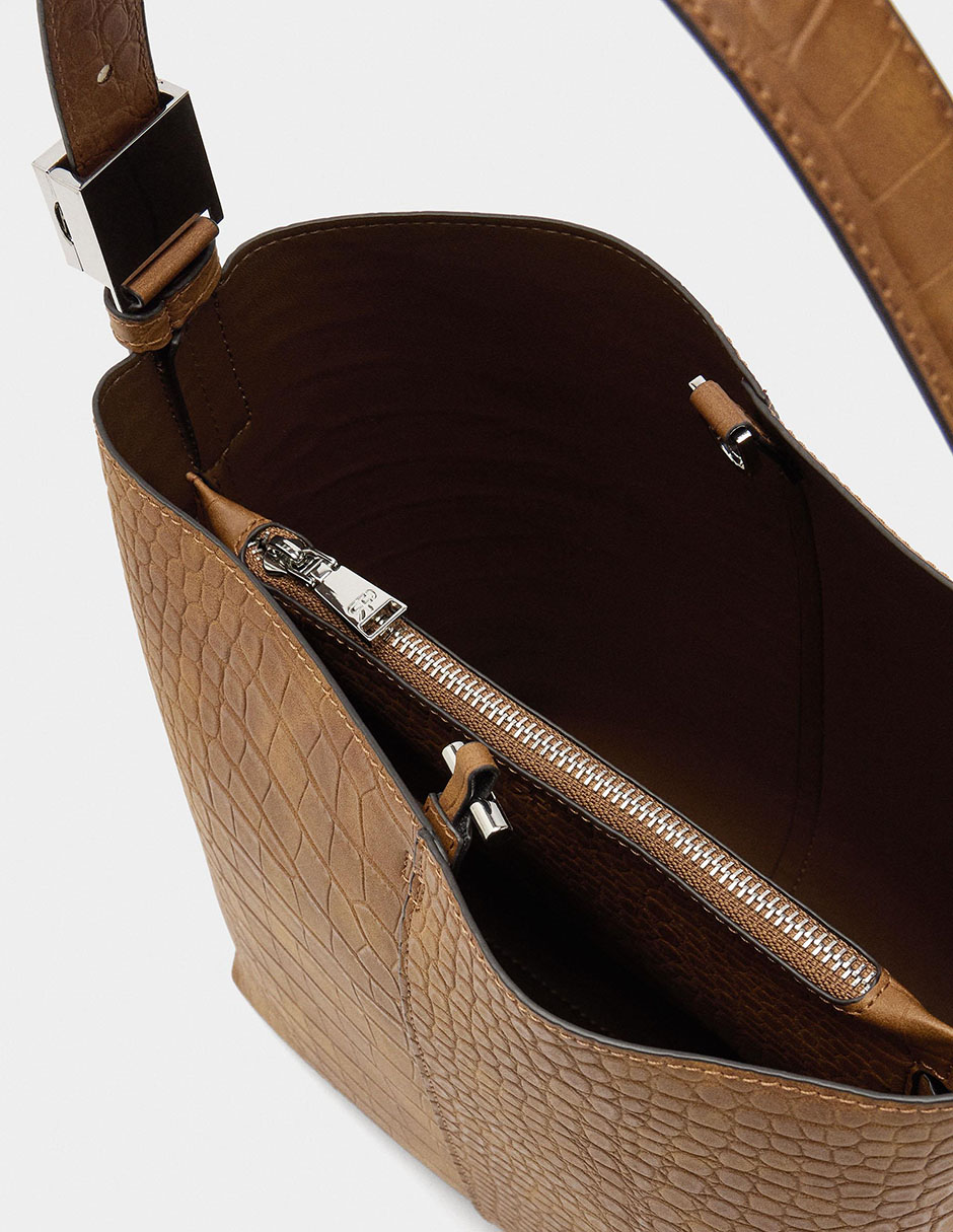 Bolsa shoulder Croco1M para mujer 6